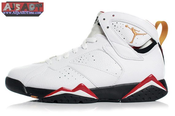 All Js All D Time » Air Jordan VII Retro – AJ 7 – White/Cardinal Red ...